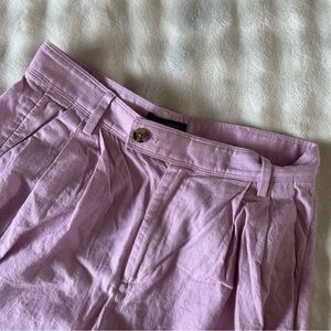 Banana Republic Lavender Linen Blend Pants